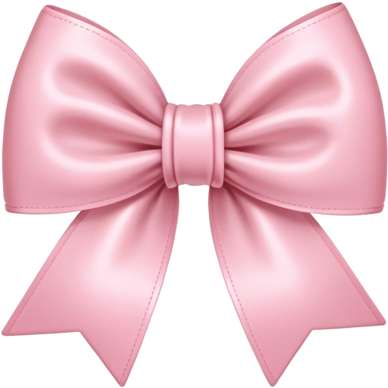 light pink coquette bow emoji