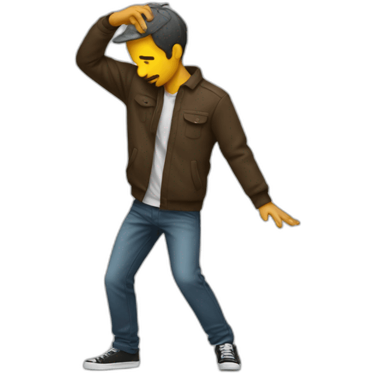 Man dab emoji