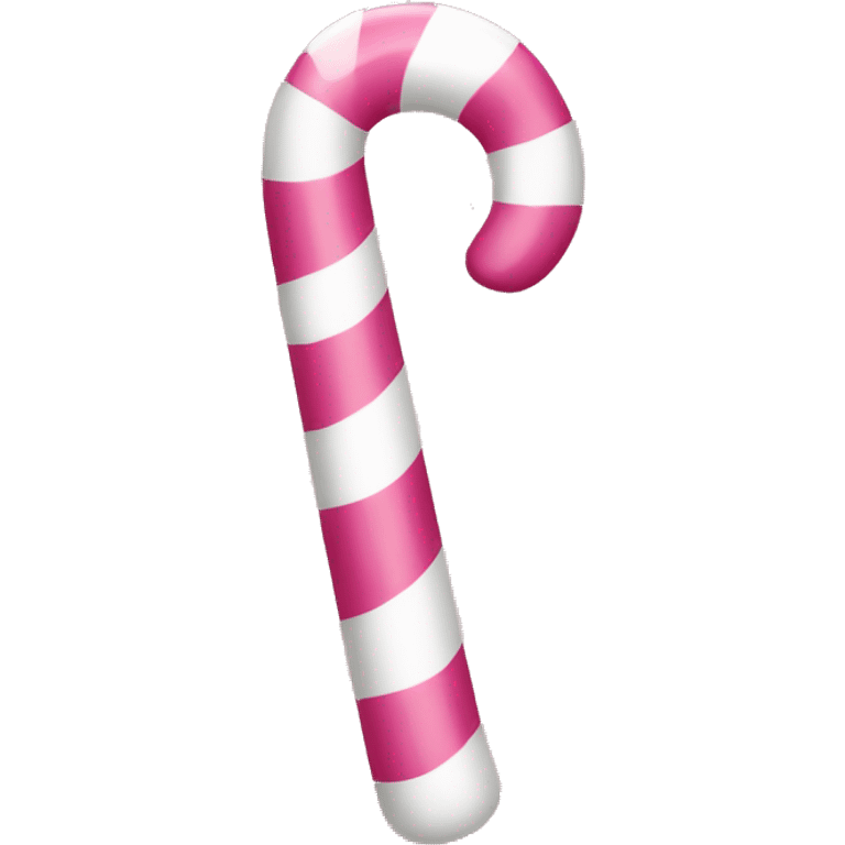 One pink candycane emoji