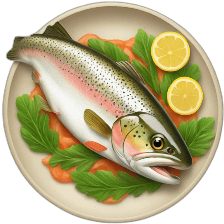 cooked trout emoji