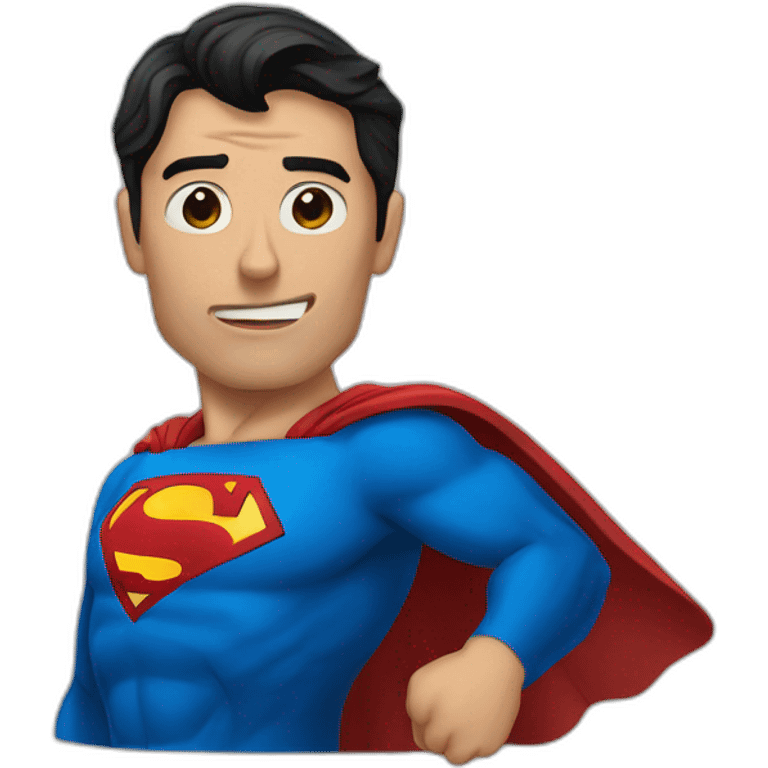 Superman malade emoji