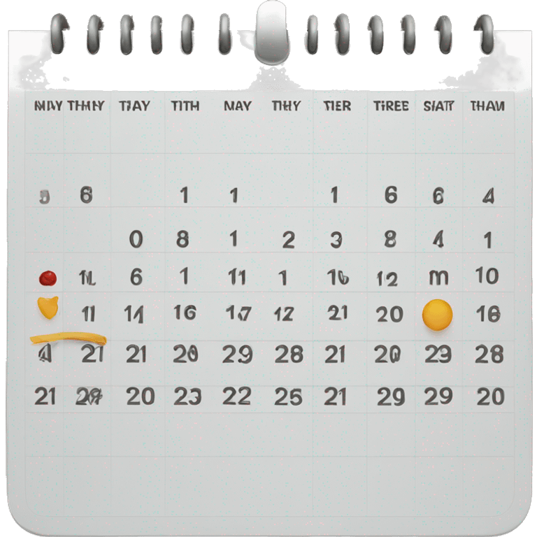 CALENDAR emoji