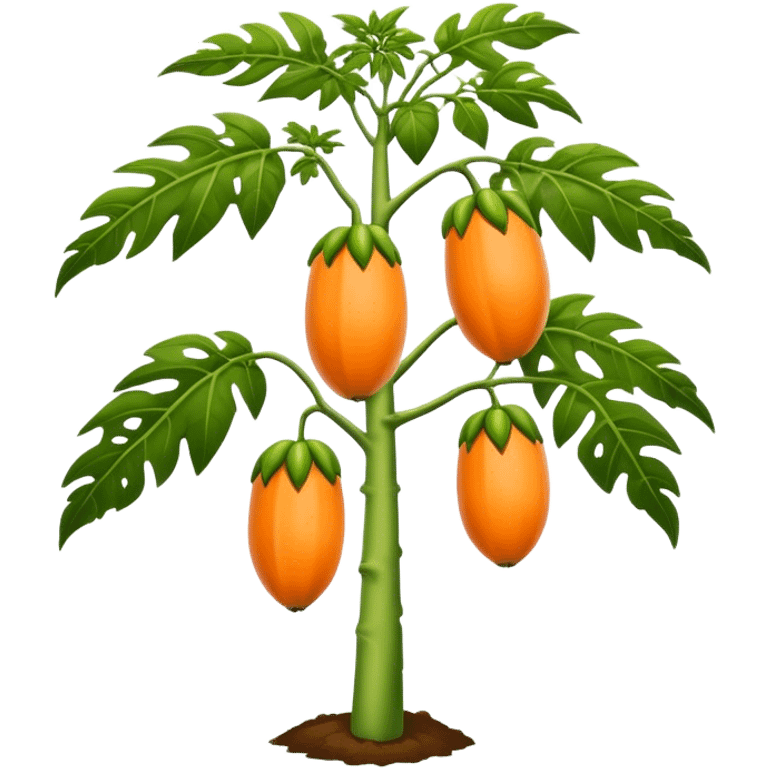 papaya tree emoji