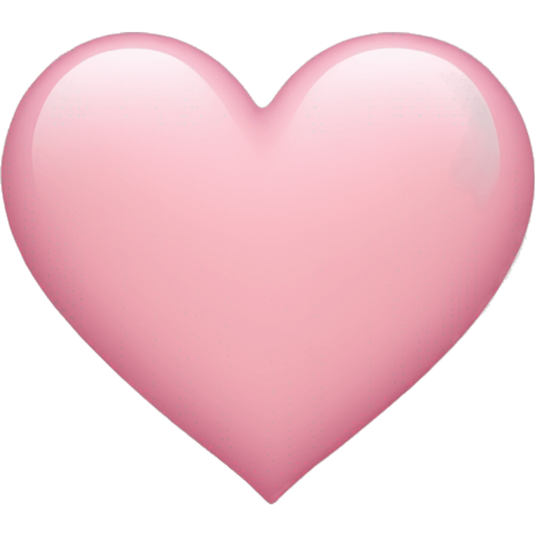 Light pink heart emoji