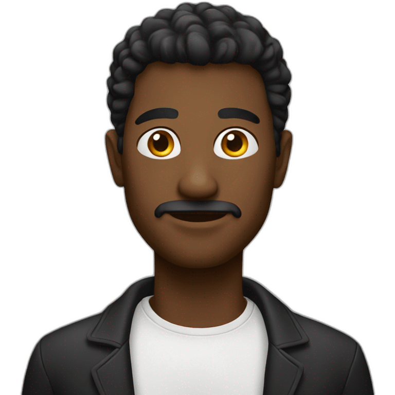 Man black emoji