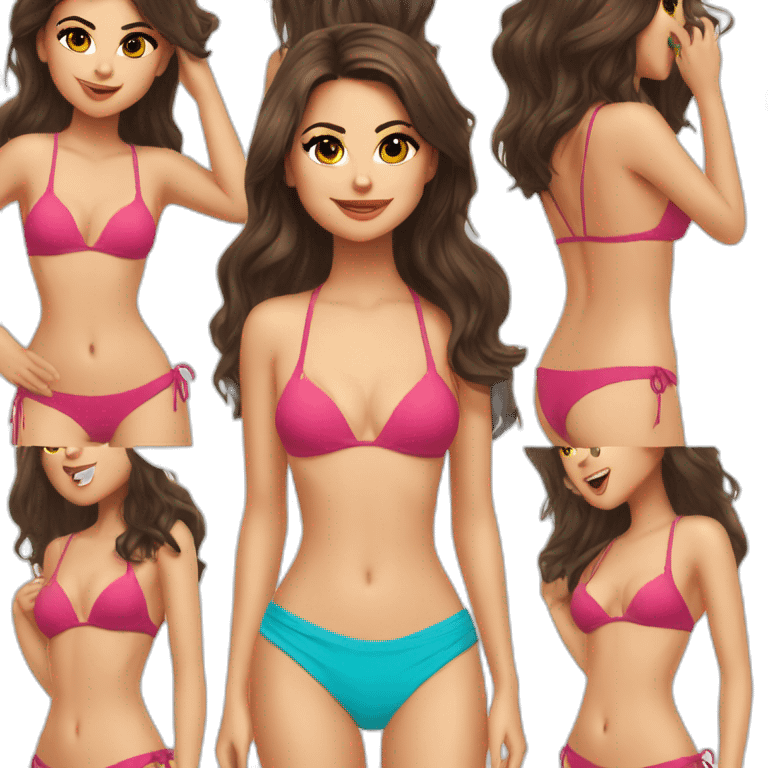 Selena Gomez en Bikini emoji