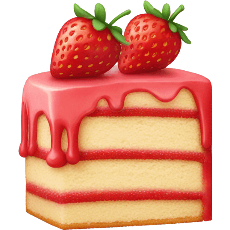 strawberry cake emoji