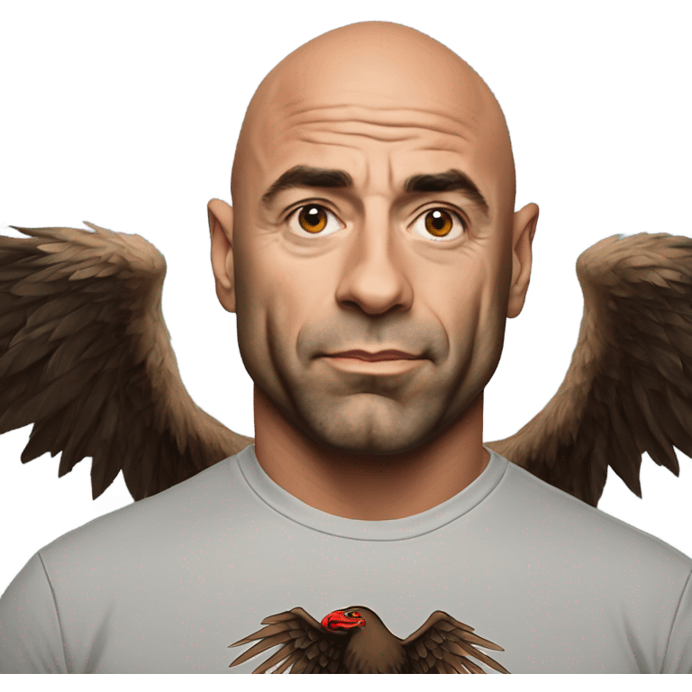 Joe Rogan wearing Albanian eagle shirt emoji