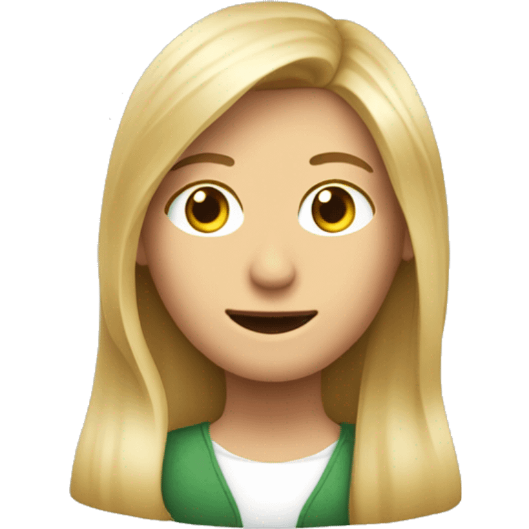 Blonde Frau lange Haare Mann mit braune Haare und Bart küssen sich  emoji