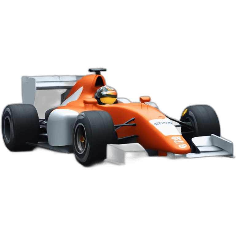 Formula 1 car emoji