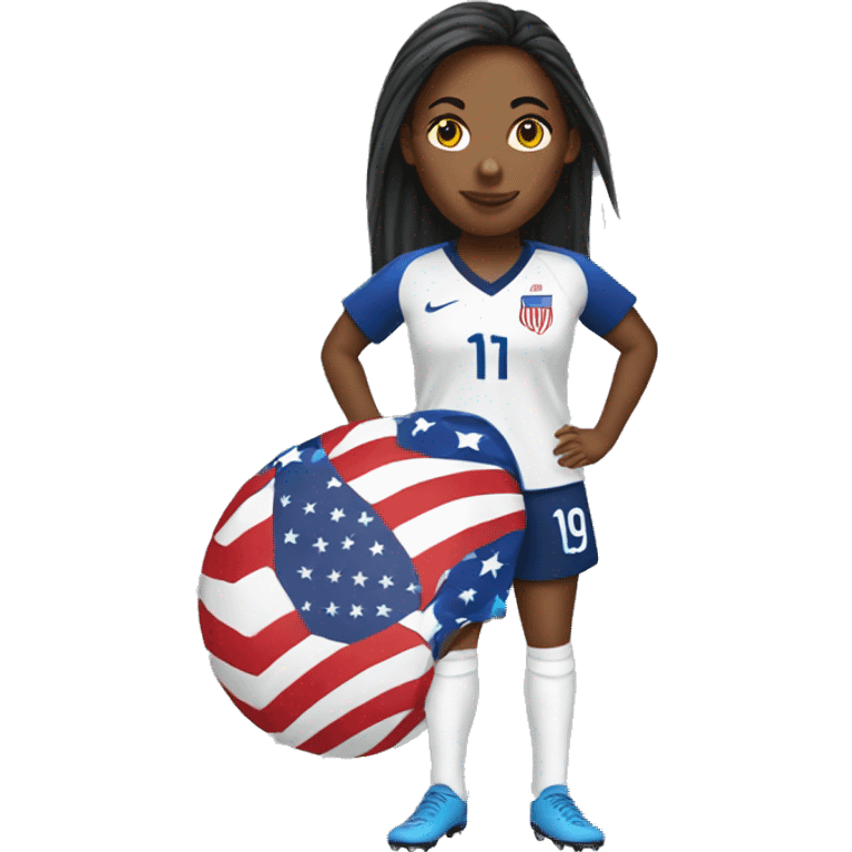 USA woman soccer emoji