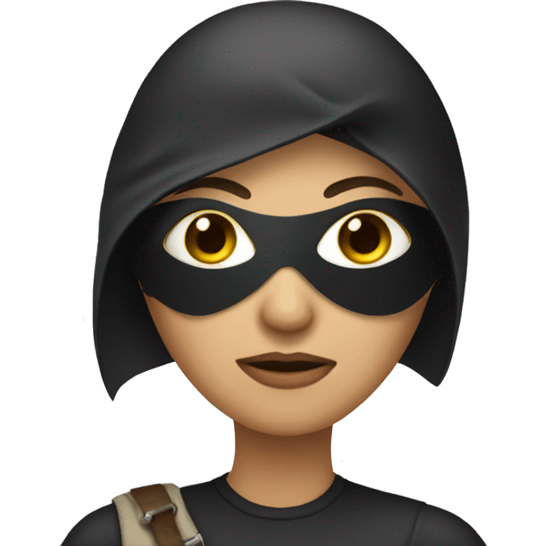 woman thief with eye patch emoji