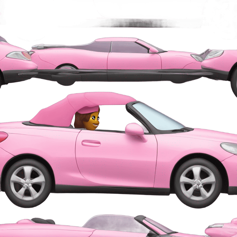 Barbie car emoji