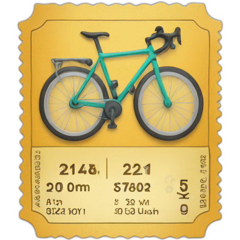 Bike Trek ticket s emoji