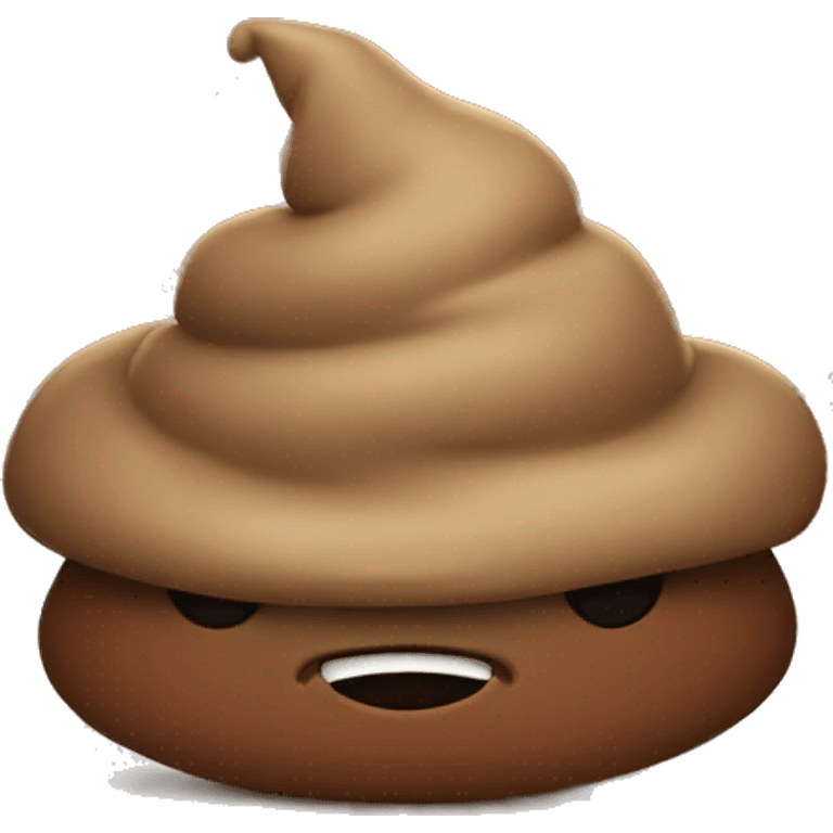 Poop wearing a hat  emoji