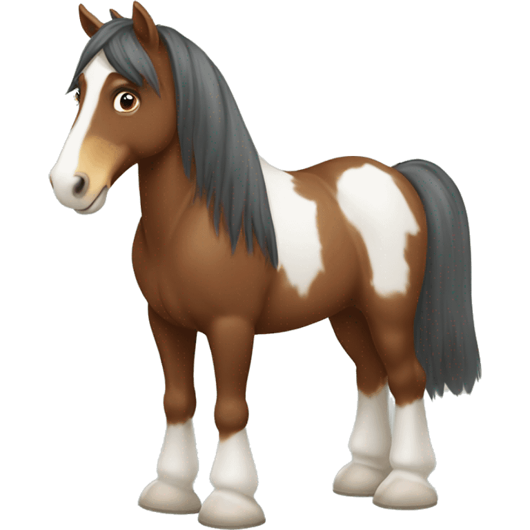 Clydesdale horse emoji