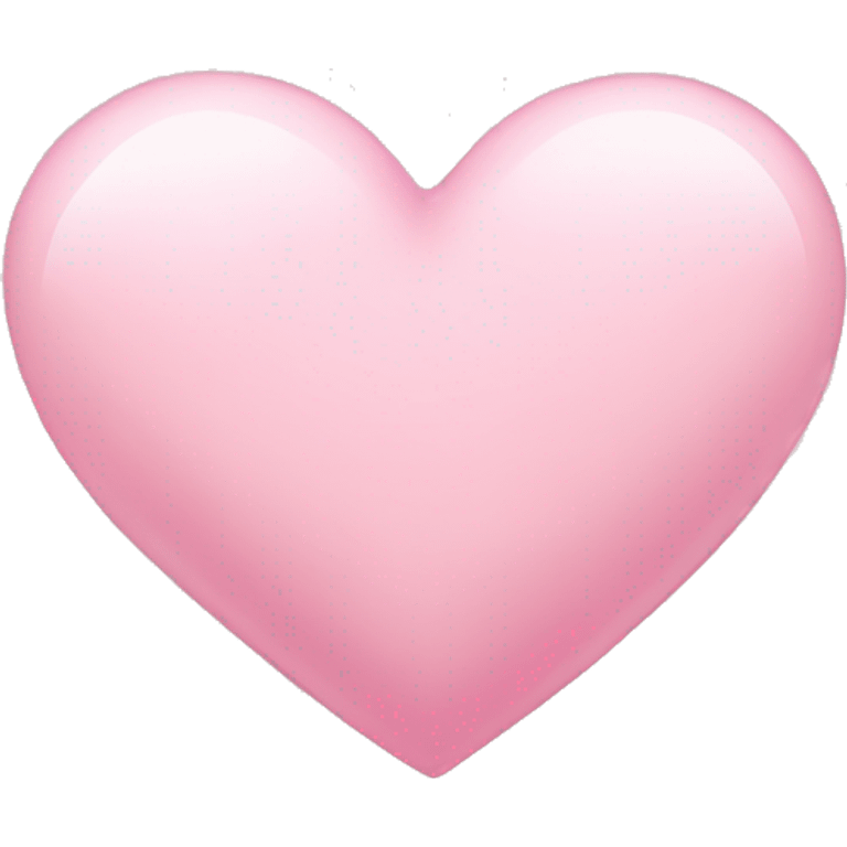 Light pink heart emoji