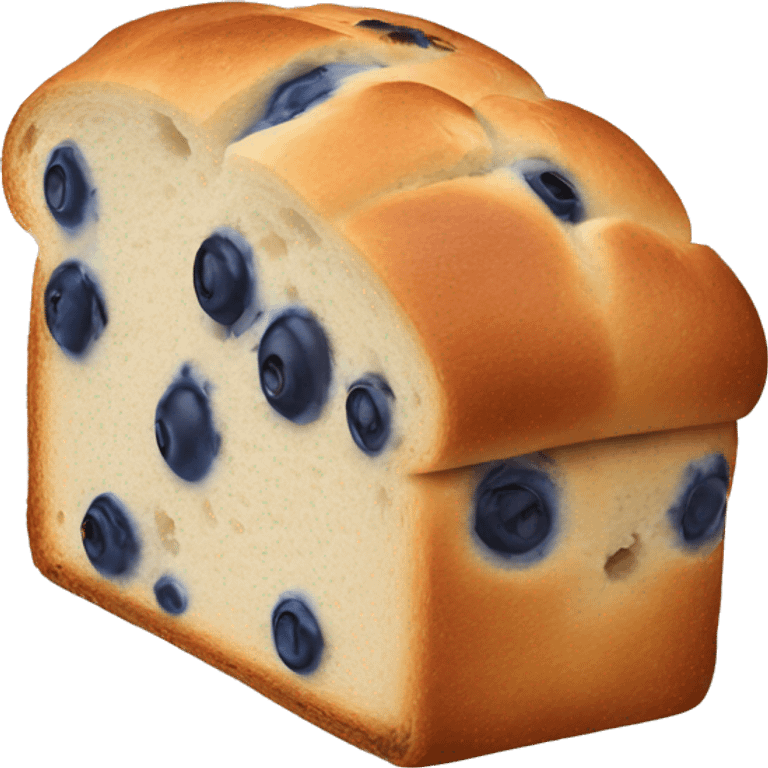 Blueberry bread emoji