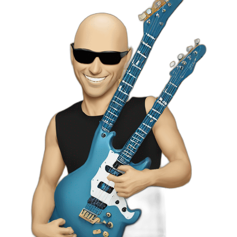 Joe Satriani sonriendo emoji