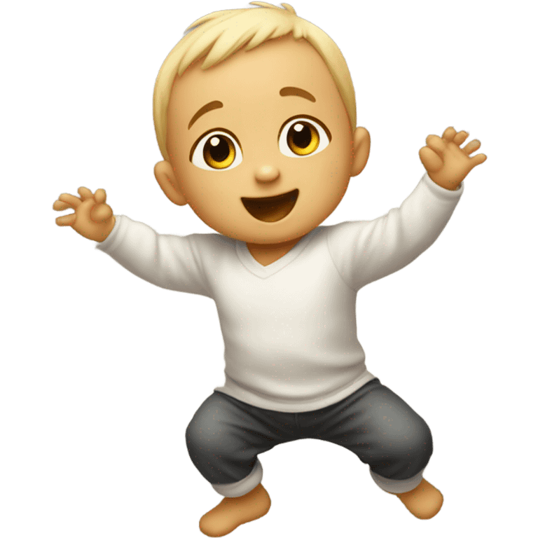 Baby dancing emoji