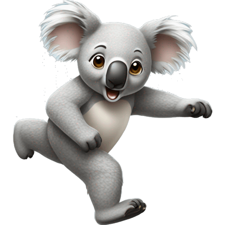 Koala running emoji