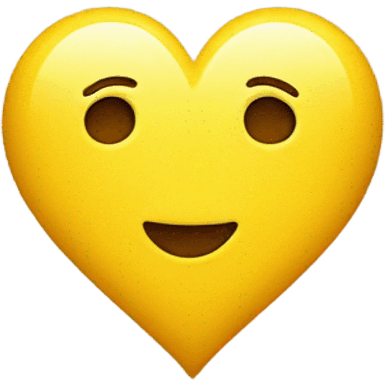 Emoji two heart yellow emoji