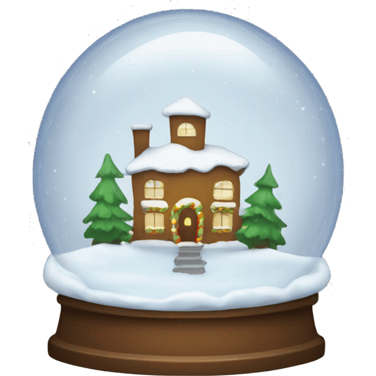 Christmas snowglobe emoji