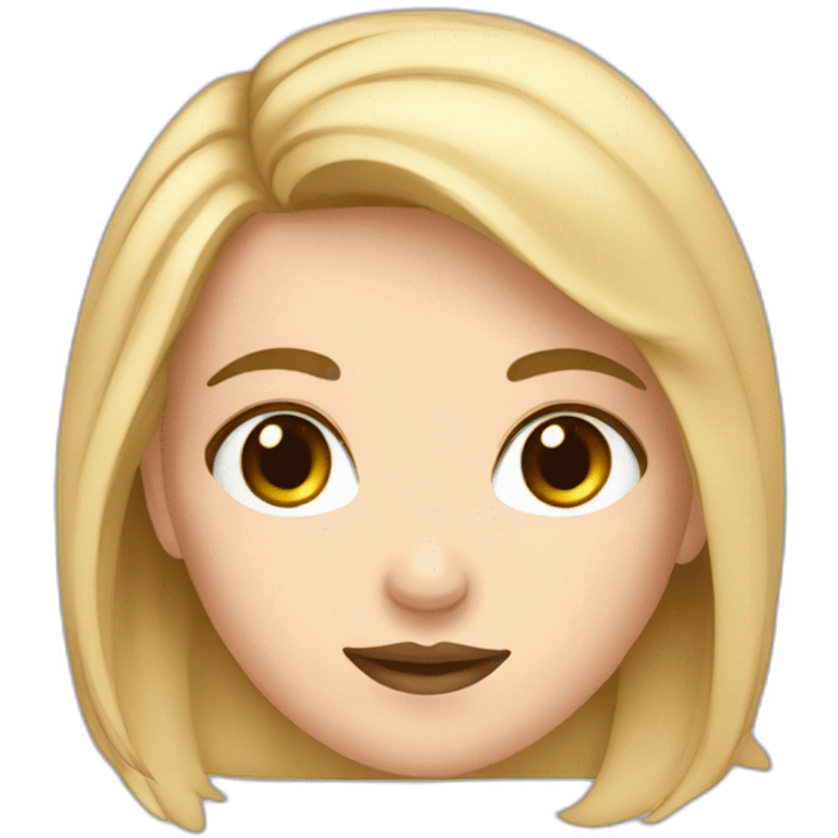 A gen-z white girl emoji