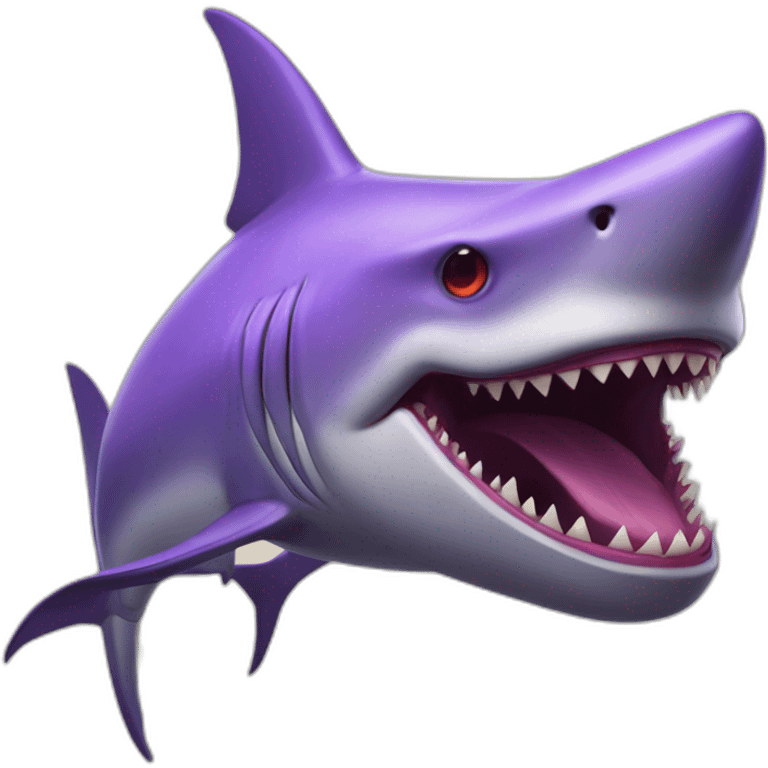 demon requin violet emoji