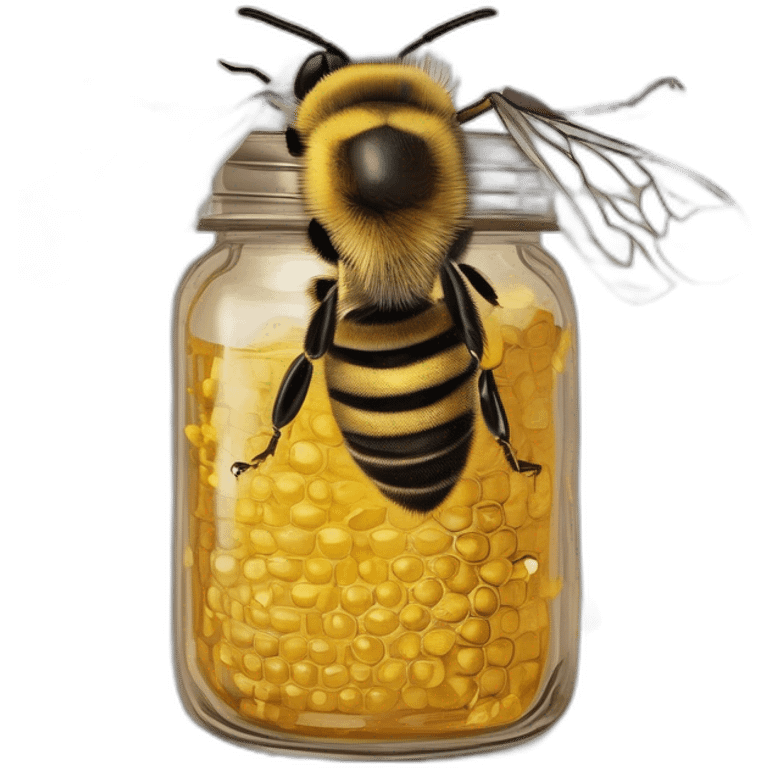 Jar of bees emoji