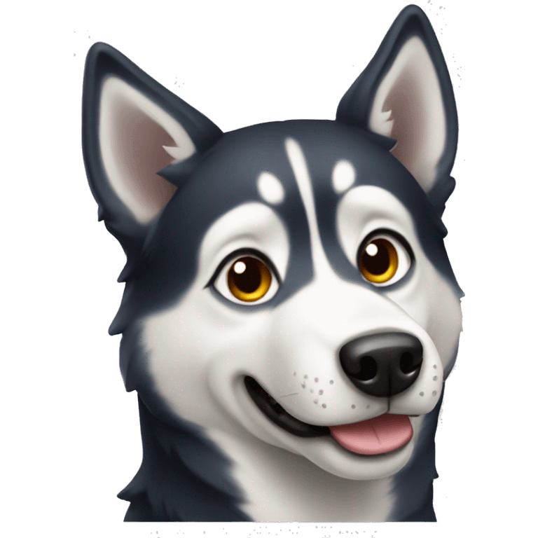 Dog Husky emoji