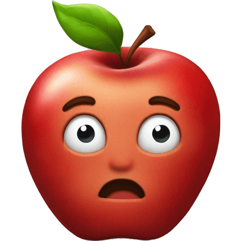 red apple emoji