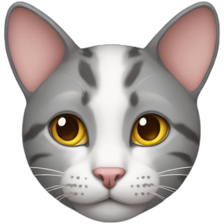 Cat with mouse on the head emoji