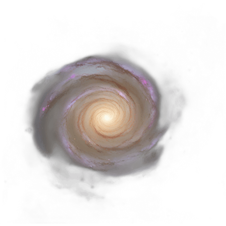 Space spiral galaxy emoji