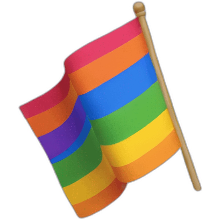 Drapeau lgbt emoji