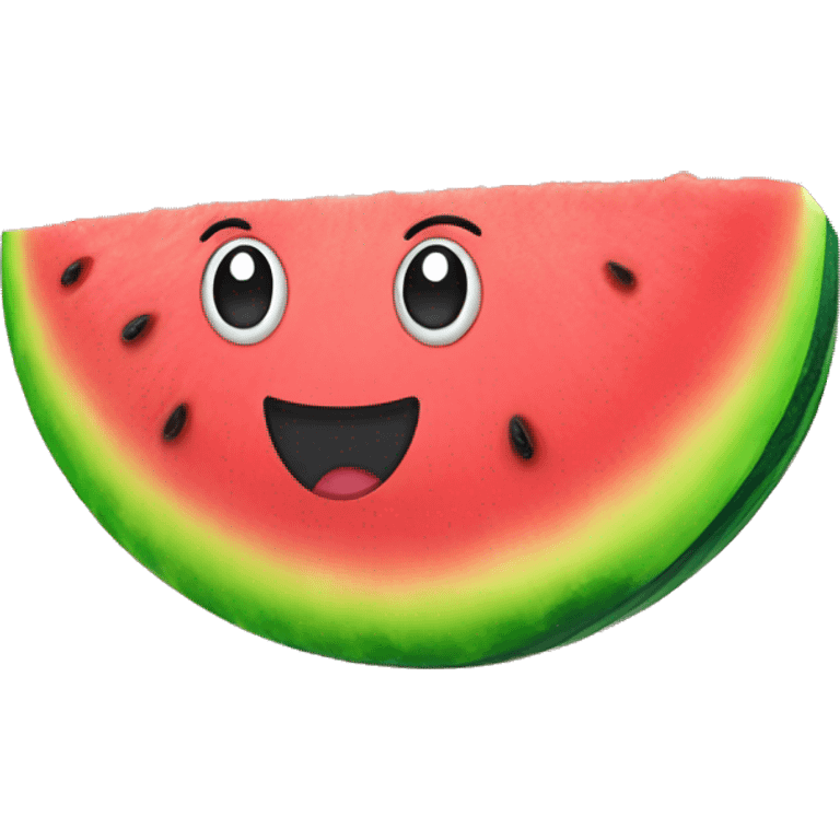 Rainbow watermelon  emoji