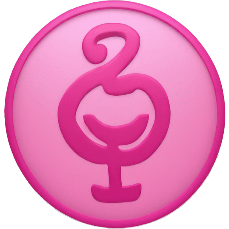 Pink Lululemon logo emoji