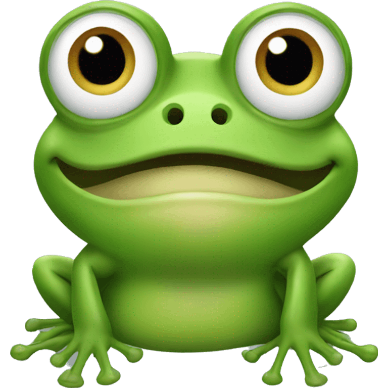 frog funny emoji