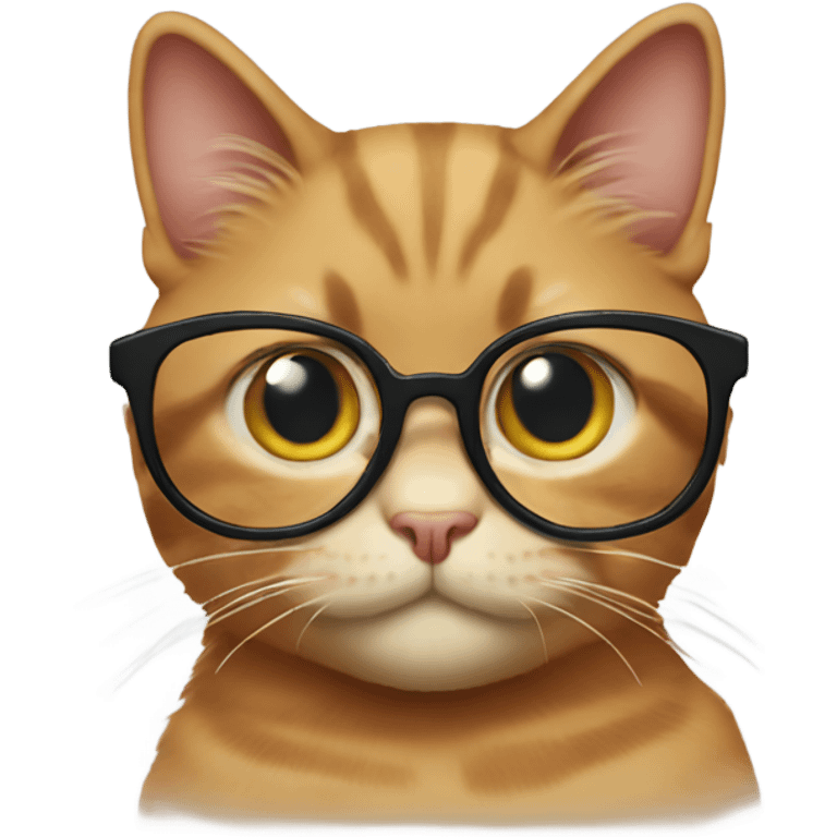 Perry the cat with glasses emoji