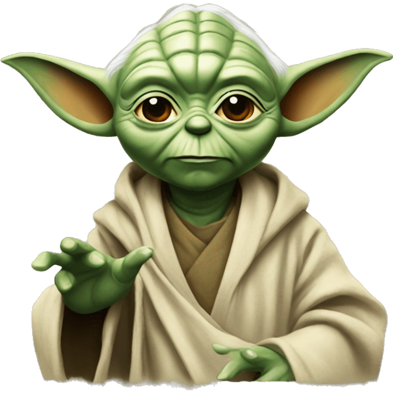 yoda as a real person  emoji