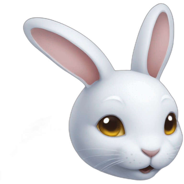 Moon rabbit emoji