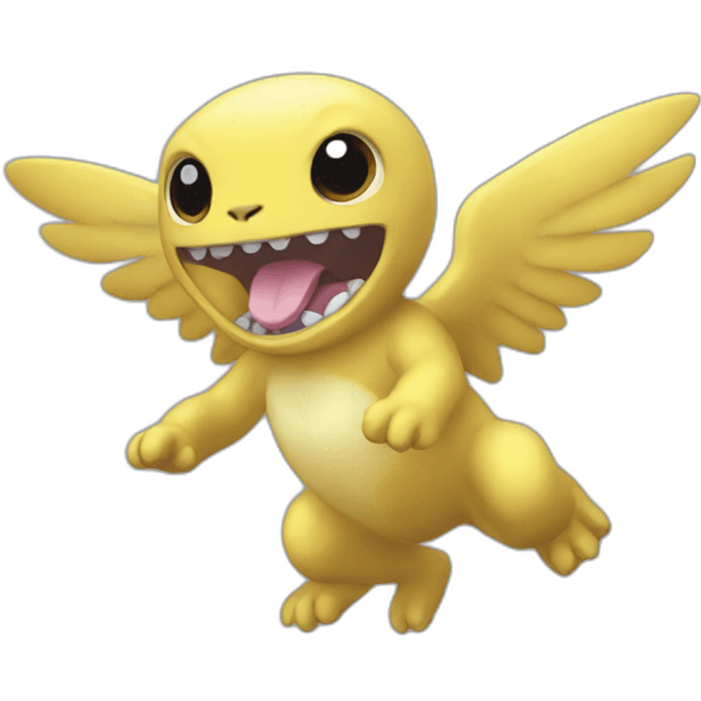 flying baby Digimon creature emoji