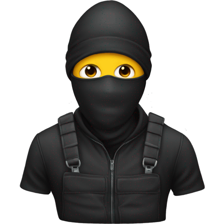 Robber with mask emoji