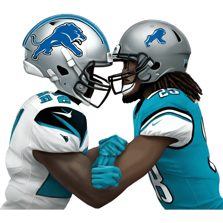 Detroit Lions and Jacksonville Jaguars  emoji