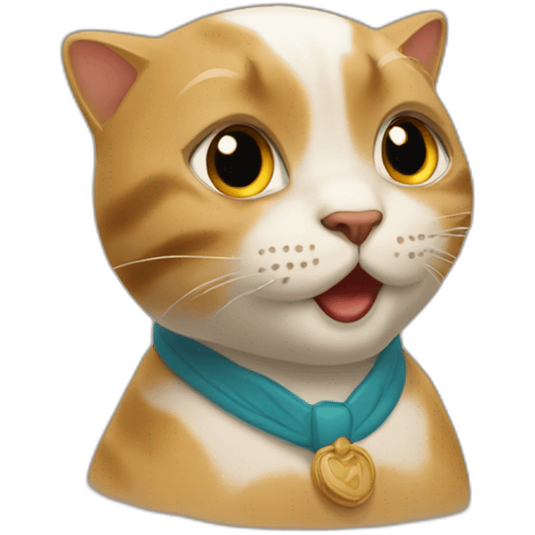 Chat qui fait un doigt d'honneur emoji