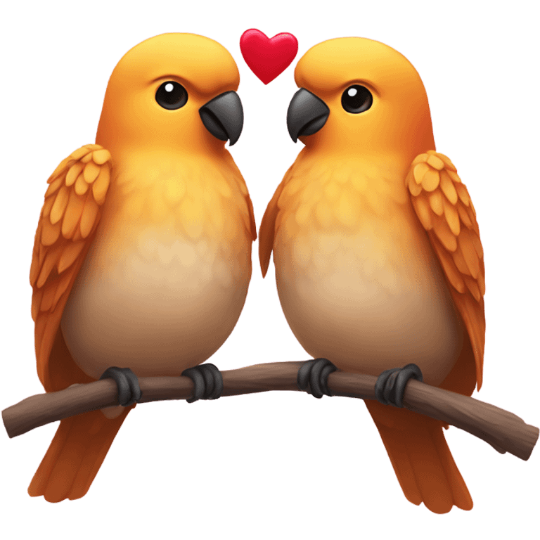 love birds emoji