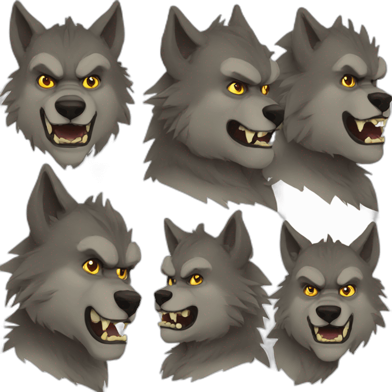 Big werewolf emoji