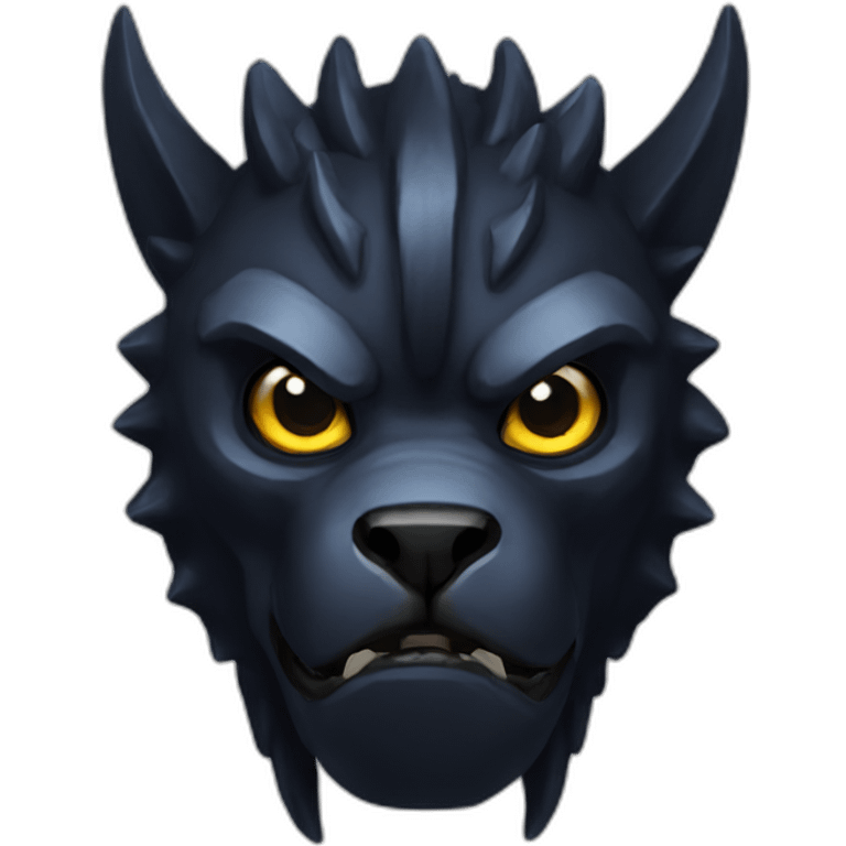 Black Protogen emoji