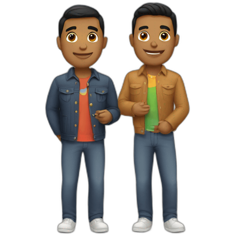 Latin gay couple emoji