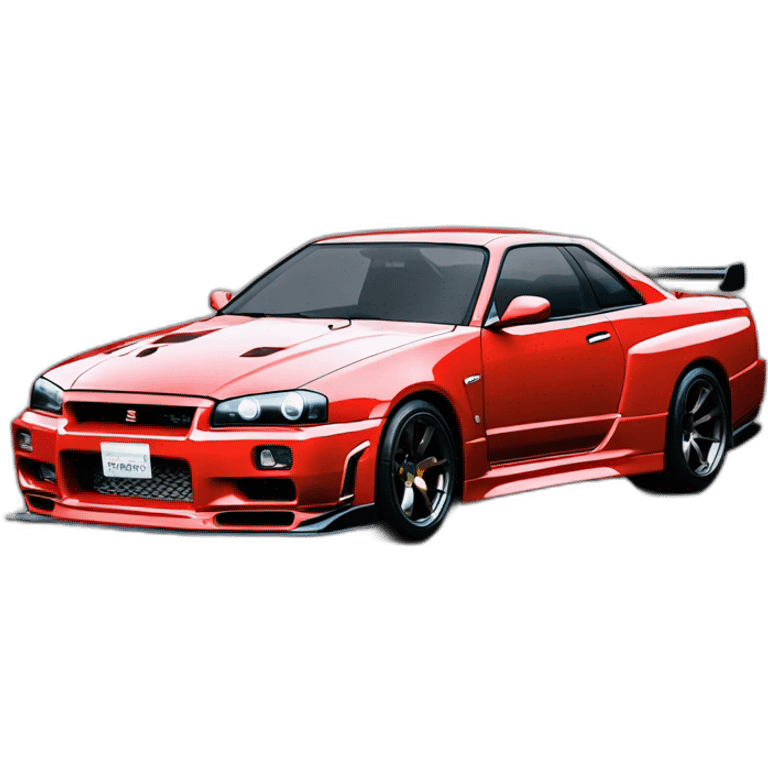 nissan skyline gtr r34 fast and furious 2 emoji